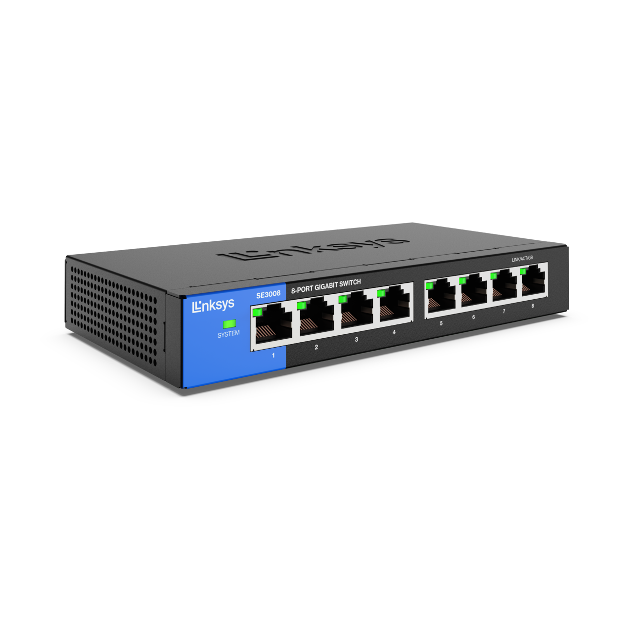 Mini Switch 5 Port Fast Ethernet 10/100 Mbit Network Hub Lan DSL + Power  Supply