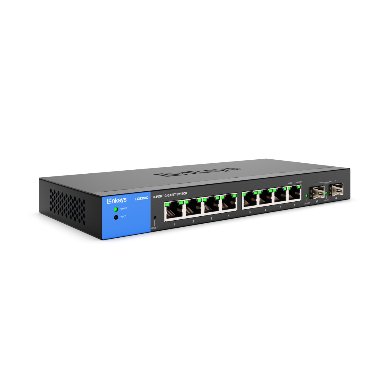 2 Port RJ45 Network Switches 1000Mbps Gigabit Network Distributor