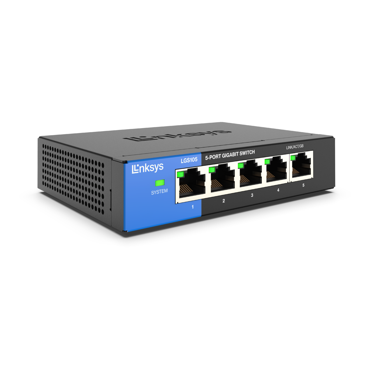 Switch RJ45 5 ports Gigabit Ethernet Noir - METRONIC - RES495580METRON 